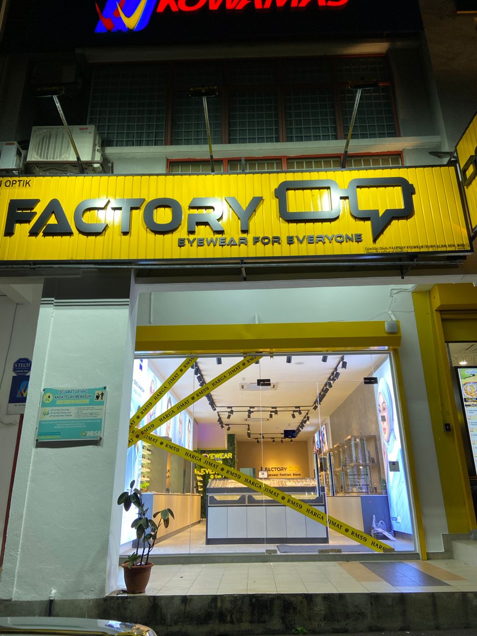 Factory Eyewear Sek 7. Shah Alam — photo by Factory Eyewear Sek 7. Shah Alam · Google